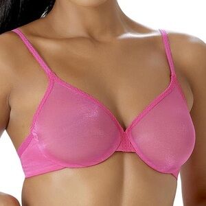 Gossard Women's Sheer Molded Bra, Pink (Magenta) UK 30E